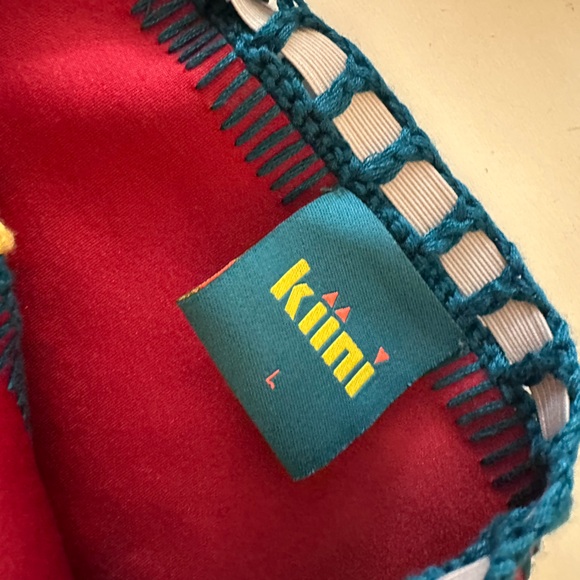 KIINI Red Soley Mono Maillot Crochet Trim Cutout One Piece Boho Swimsuit NWOT L - Picture 11 of 15